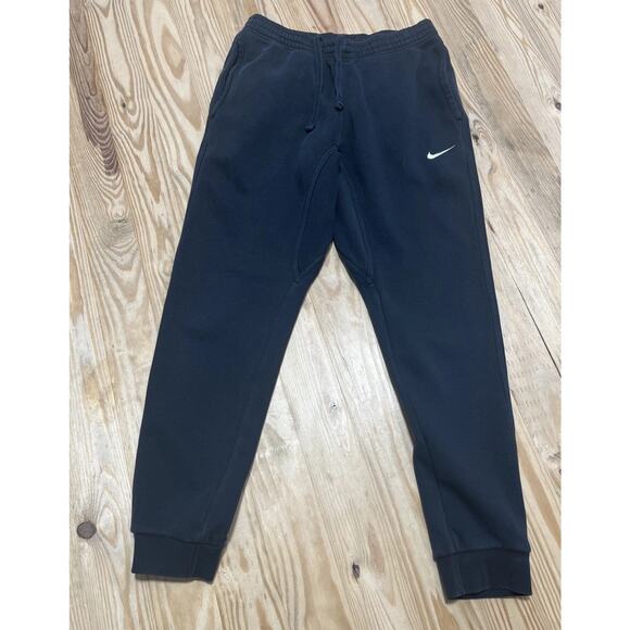 Nike Sportswear Joggers Mens M Black Club Fleece Sweatpants Training Pull On - Picture 1 of 5